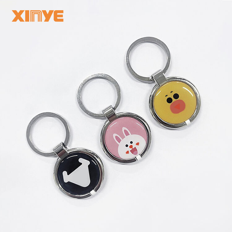 Durable Rfid Keyfobs Supplier Epoxy Resin  NFC Keychains Tag Ntag213 215 216 Smart Chip RFID Key Fobs