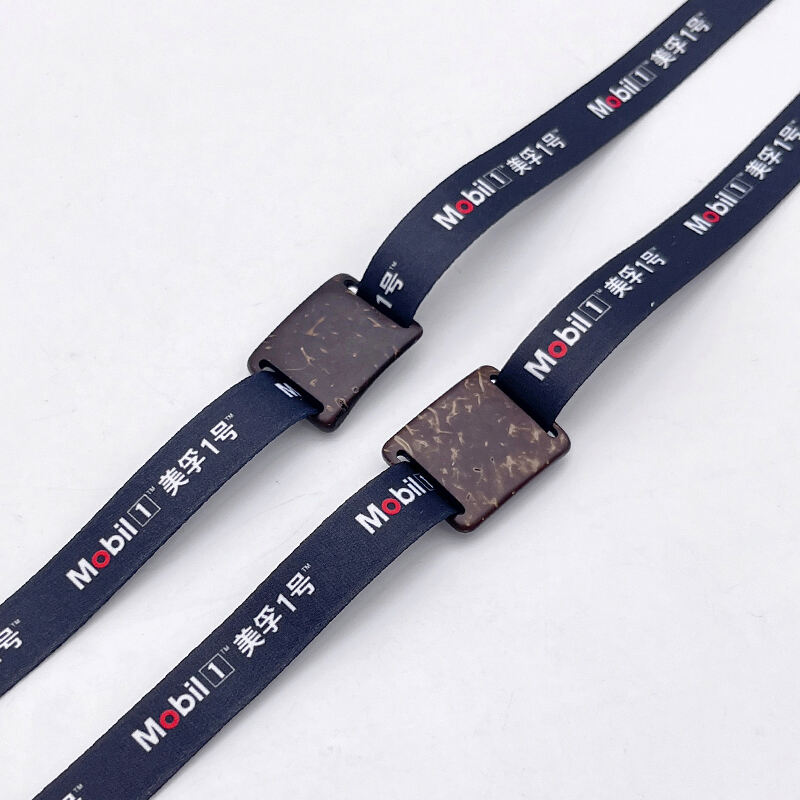 Proveedor de pulseras RFID de moda, tejidas en tela, pulseras RFID con cáscara de coco y NFC