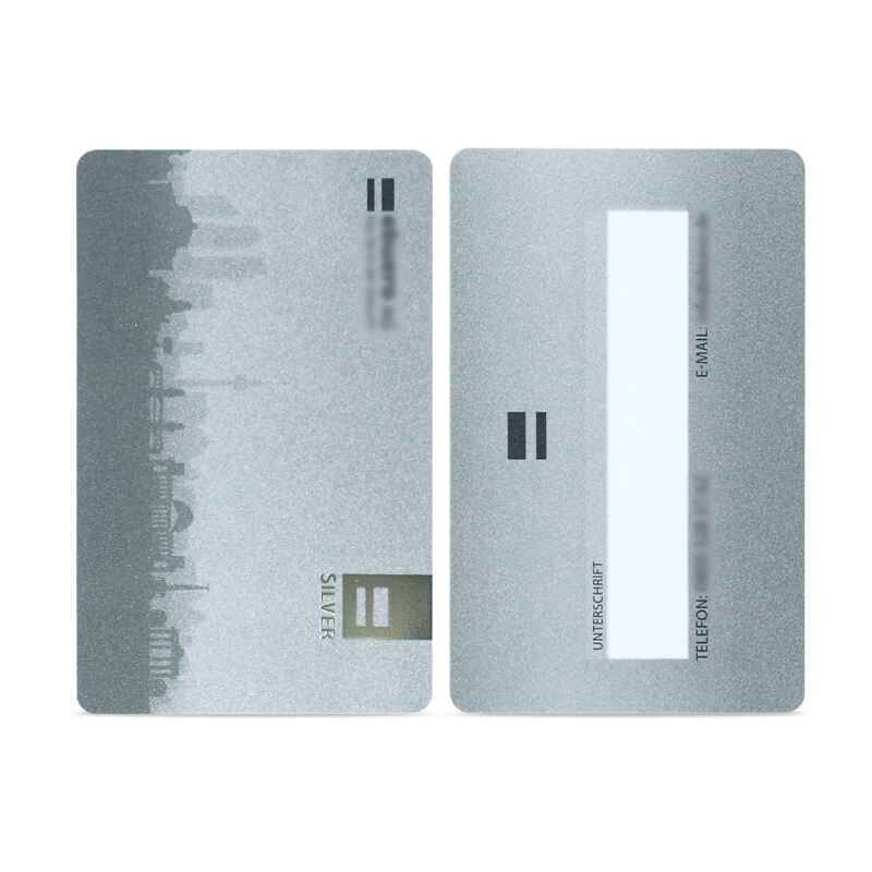 Wholesale HF 13.56MHz RFID Chip silver silk printing Classic MF Desfire EV1 2K 4K 8k PVC Card