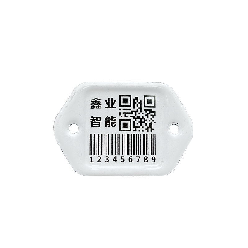 Enamel label of the industrial gas cylinder High temperature resistant material with QR code printing