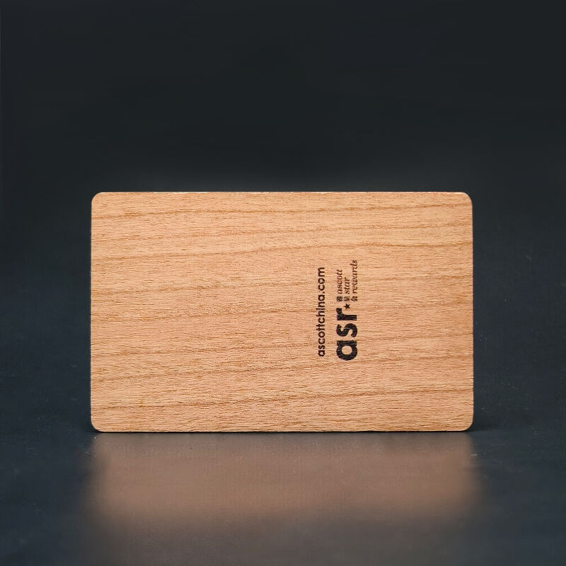 Customized NFC Wooden Card Smart Eco-Friendly NFC MIFARE DESFire EV1 4K Wooden Card