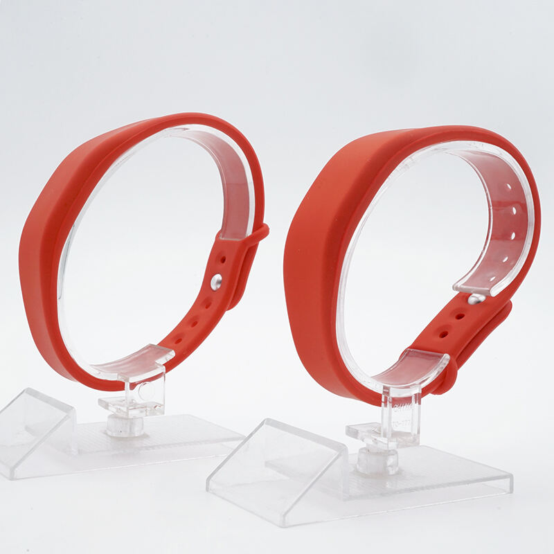 RFID adjustable silicone wristband rubber NFC rfid wristband