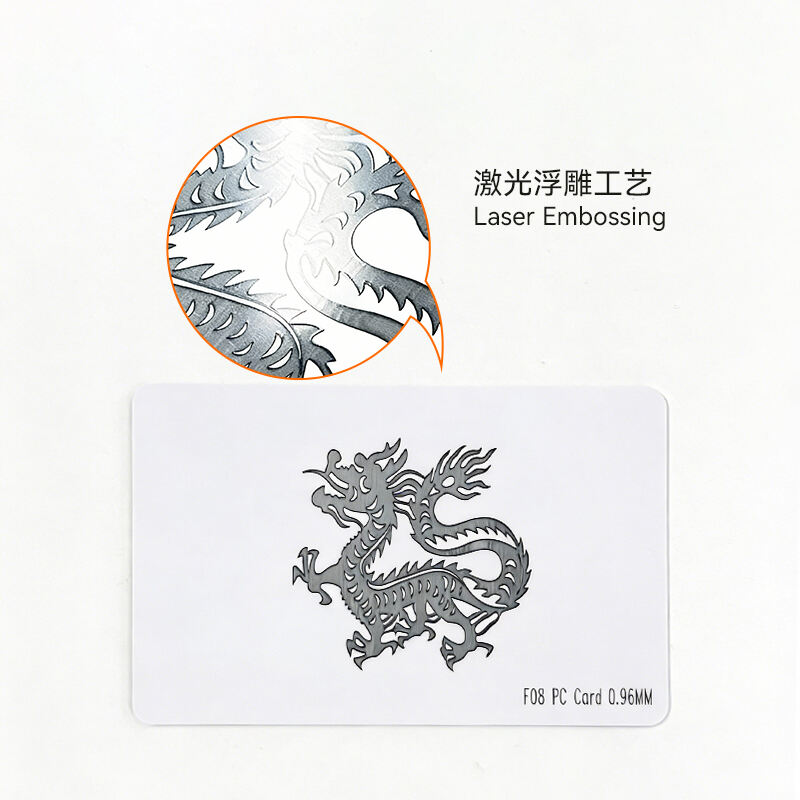 ISO14443A 13.56 MHz висока твърдост, напълно от PC материал FM11RF08 RFID идентифициране на PC карти по поръчка