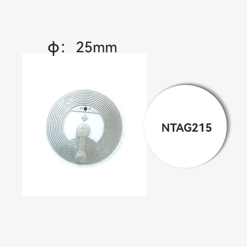 Custom Size15mm 20mm 25mm 30mm PVC ISO14443A Round Mifare Desfire EV2 EV3 2K 4K 8K HF 13.56MHZ RFID Sticker 