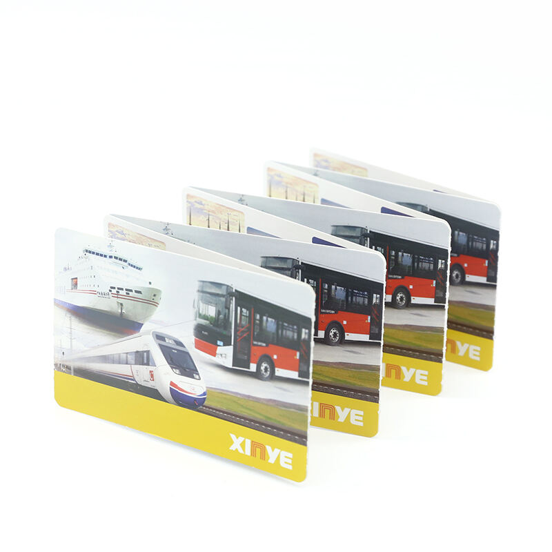 Print paper card rfid smart bus train subway ticket card for smart city