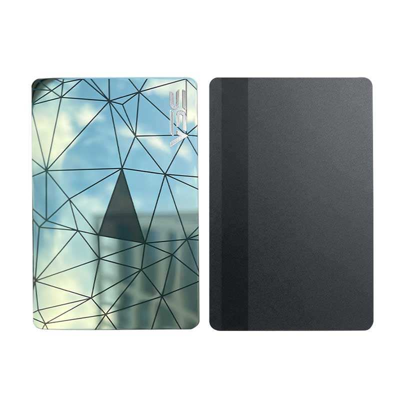 PVD Craft Односторонняя читаемая металлическая RFID-карта