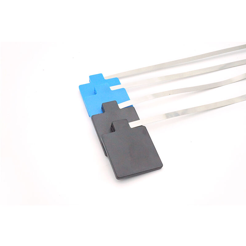 Free Sample RFID/NFC Self-locking Cable Tie Disposable Long range Steel UHF RFID stainless Steel Cable Tie