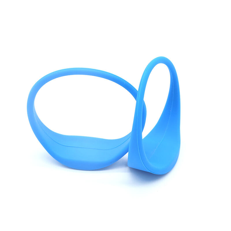 Holiday Waterproof NFC Silicone Bracelet 125khz Silicone Armband Bracelet Passive NFC 13.56mhz RFID Rubber Wristband