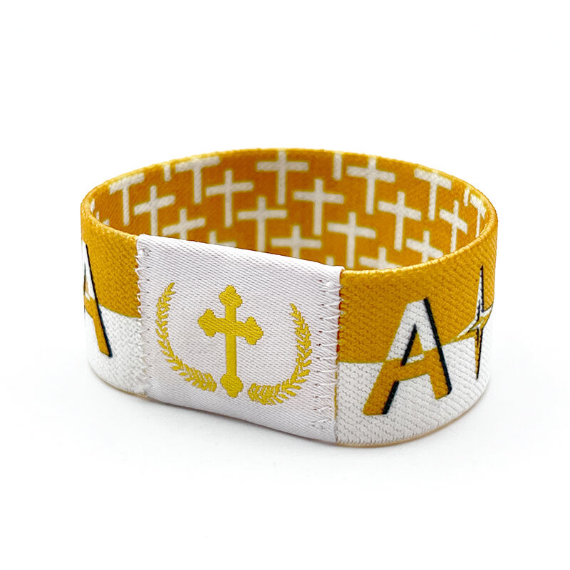 Pulseras tejidas ajustables con RFID NFC para eventos religiosos