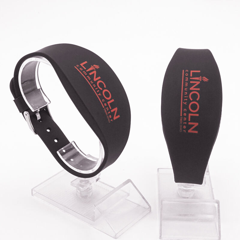 Silicone rfid wristbands for events identity verification