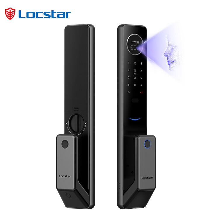 3D Face Recognition Digital Keypad Biometric Fingerprint Intelligent Push Pull Smart Door Lock