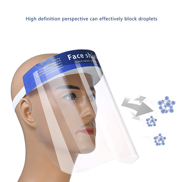 Disposable Face Shield Anti Fog Eye Protective Transparent Elastic Head Band Cheap