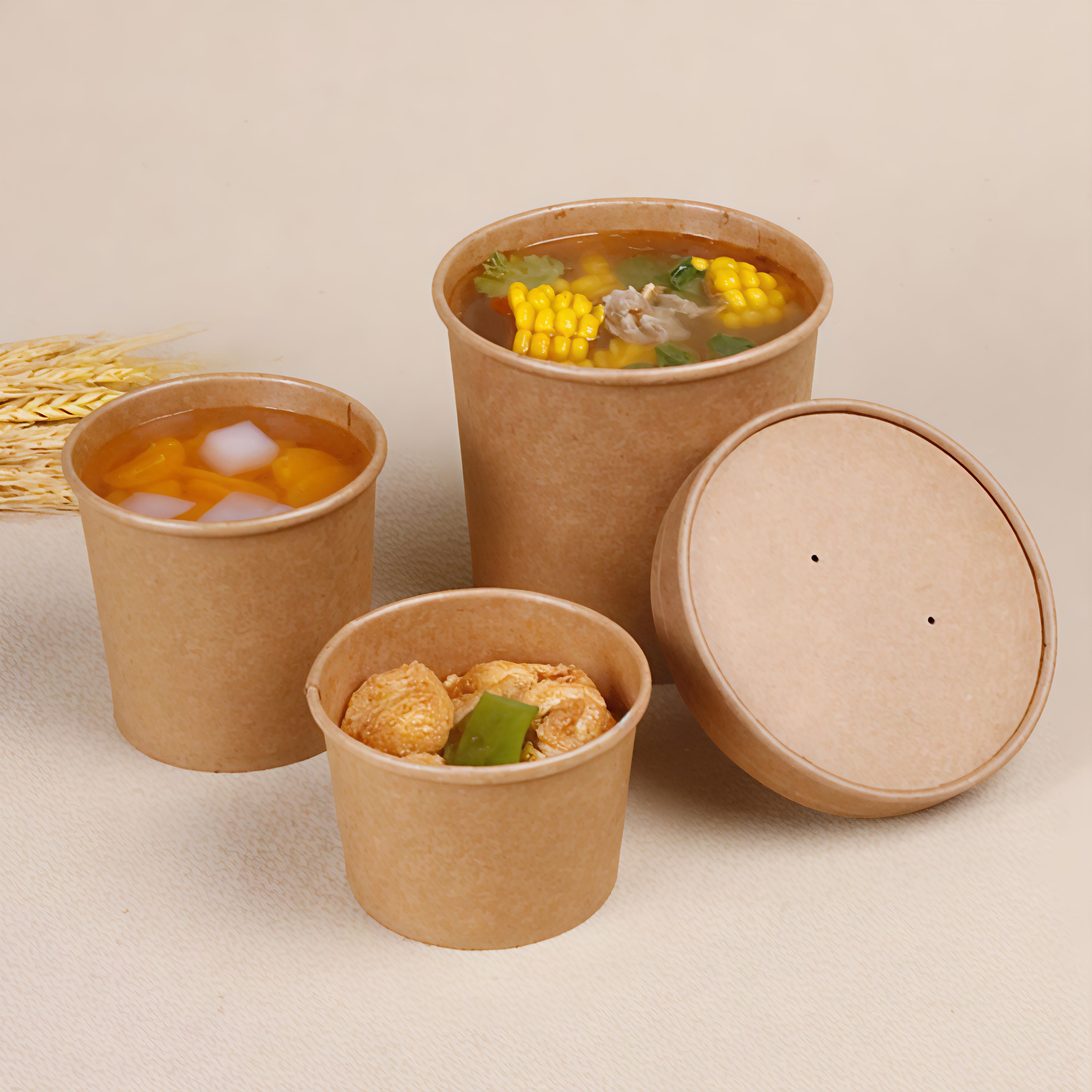 Welche Art von Pappschale eignet sich am besten für Suppe?