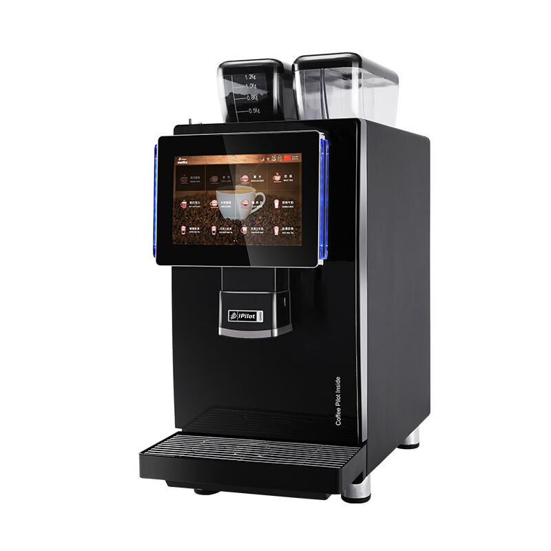 Nuevo Llegado Multilingüe Fabricante Profesional de Máquinas Expendedoras de Café Espresso con Leche Fresca Opti