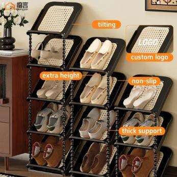 傾斜式シューズラックは、家庭の玄関収納をどのように最大限に活用するか？