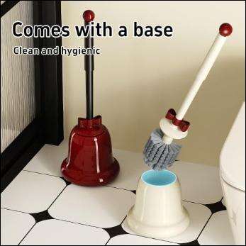 衛生的な清掃サイクルを実現するシリコン製トイレブラシ－最大効率を発揮する柔軟なブラシヘッド