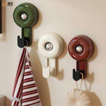 5～10kg対応の頑丈な吸盤式ウォールフック－再利用可能・省スペース設計、穴開け不要・壁面損傷なし、多機能用途