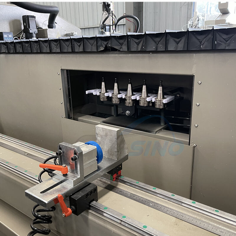 3 Axis CNC Processing Center for Aluminum Profile Window Door details