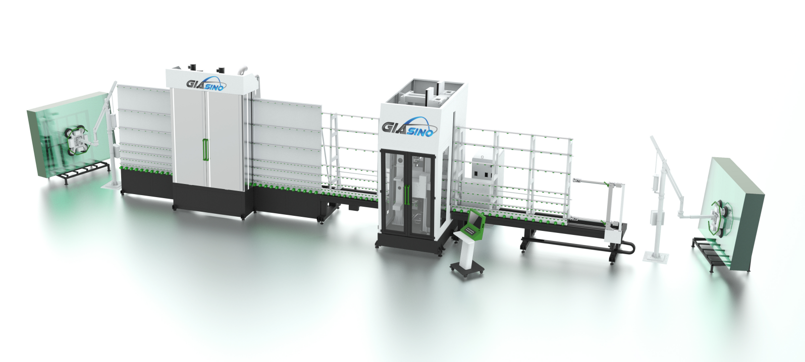 Vertical Glass Drilling and Milling Center