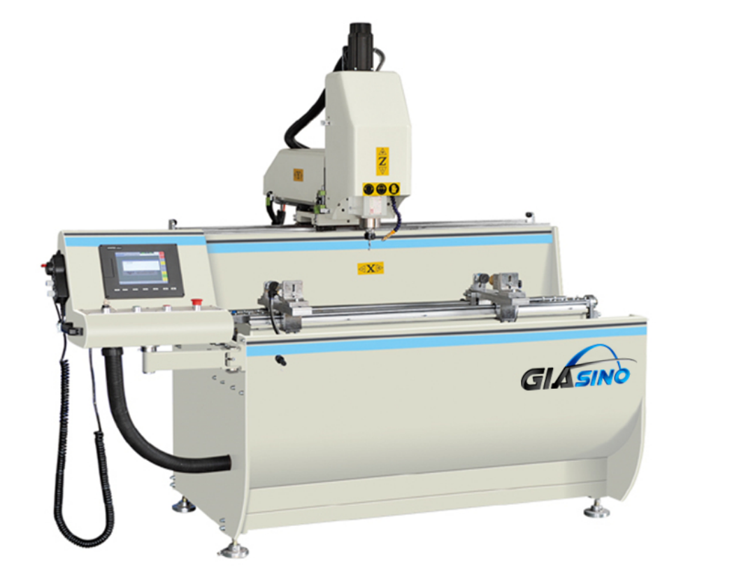 Máquina de fresagem e perfuração CNC de perfil de alumínio de 1200 mm