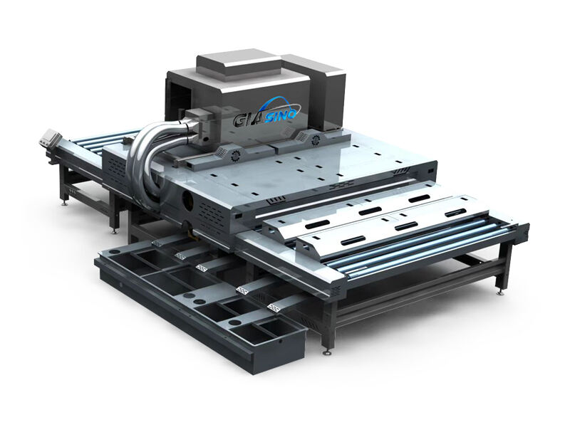 Máquina de Lavagem Horizontal Automática para Vidro