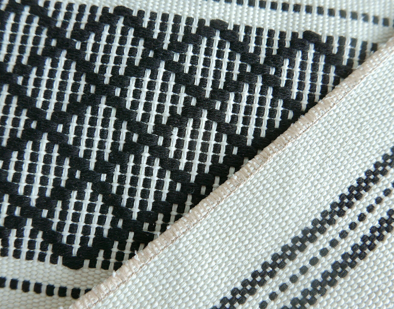 Geometric Jacquard Table Runner factory