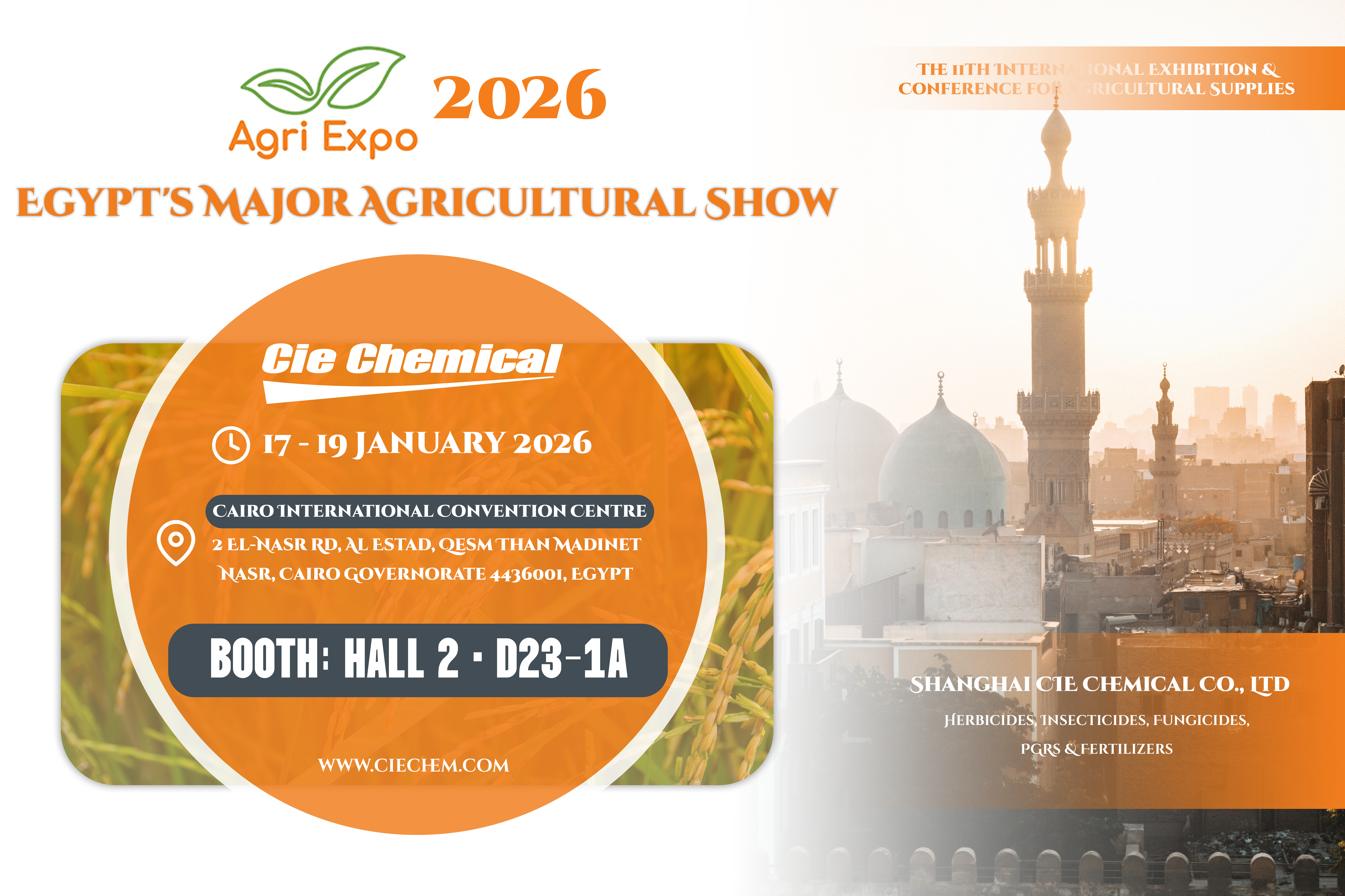 Meet CIECHEM at Egypt’s Major Agricultural Show 2026