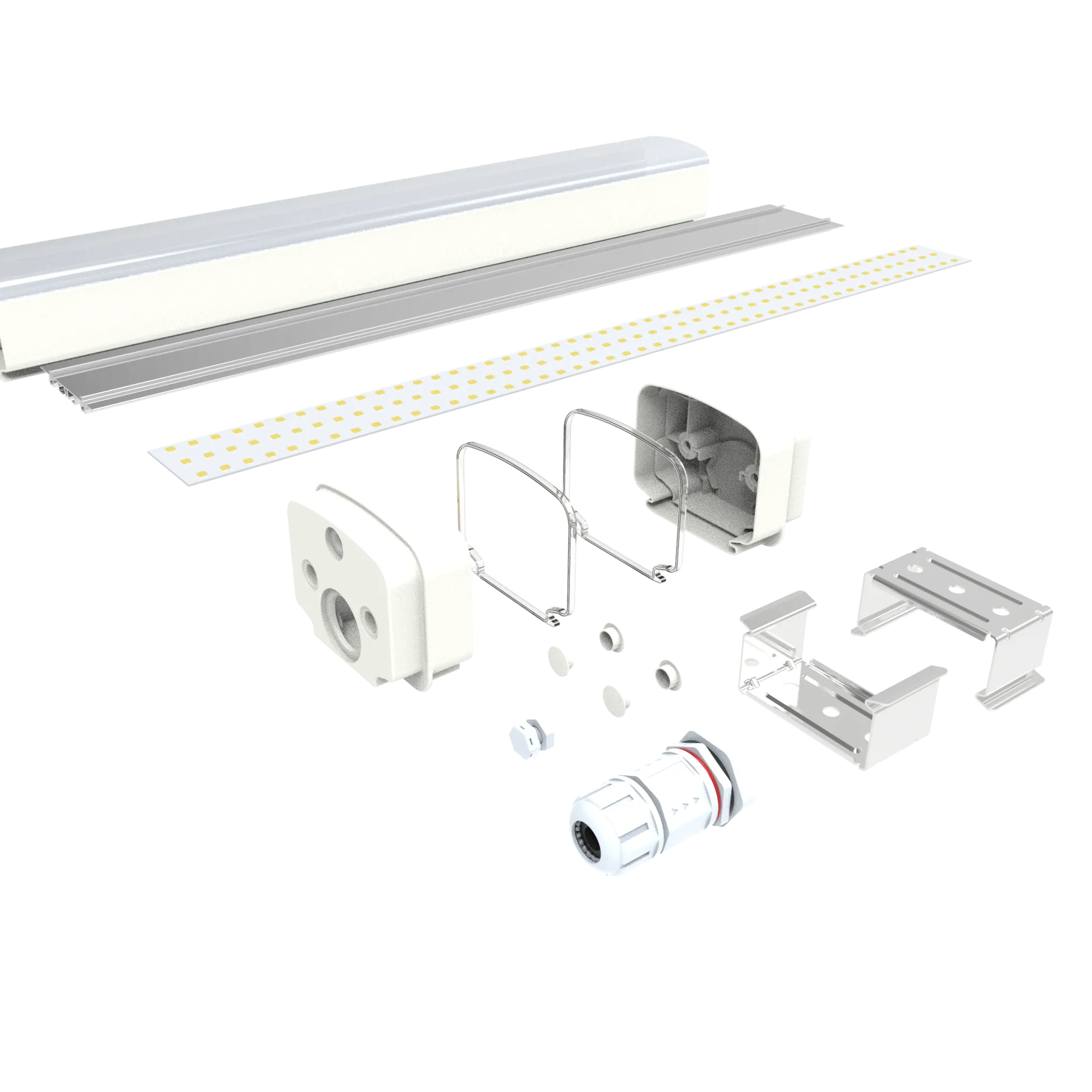 Industrial Grade Tri-Proof Light Housing for Harsh Environments