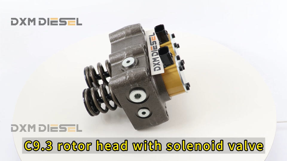 C9.3 rotor head with solenoid valve