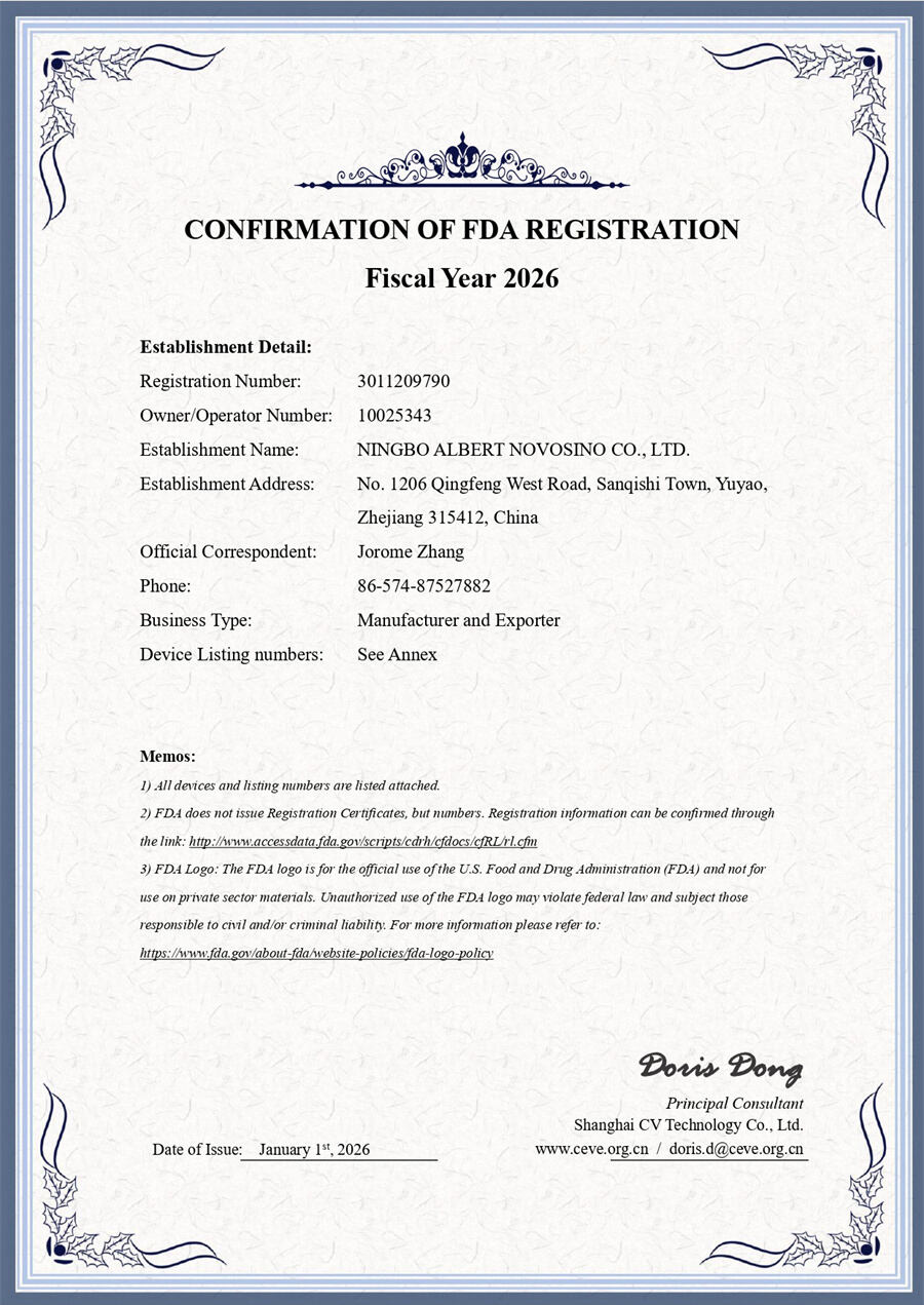 CONFIRMATION OF FDA REGISTRATION-FDA-2026-Albert Novosino Co., Ltd_page-0001.jpg