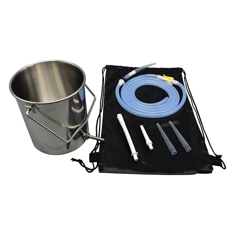  stainless steel enema bucket