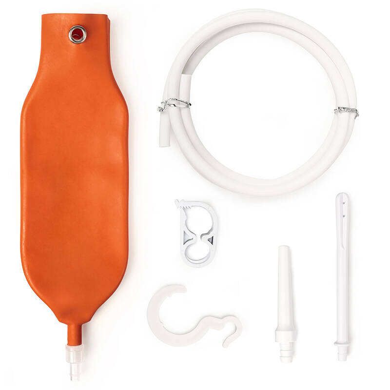 Latex enema bag kit