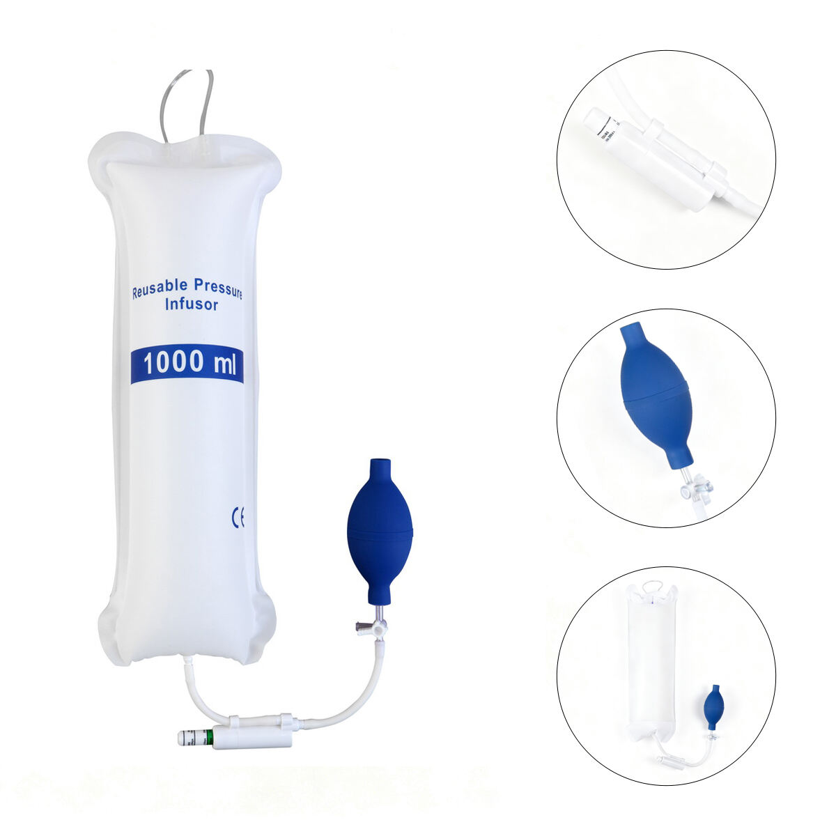 أكياس التسريب تحت الضغط حسب الطلب 1000 مل