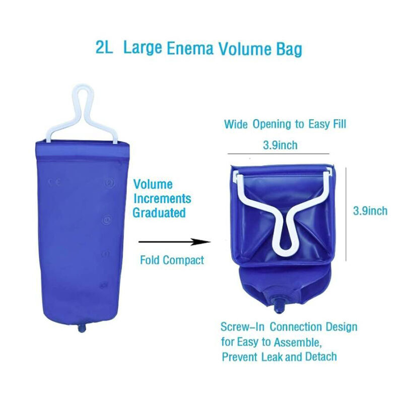 PVC enema bag kit