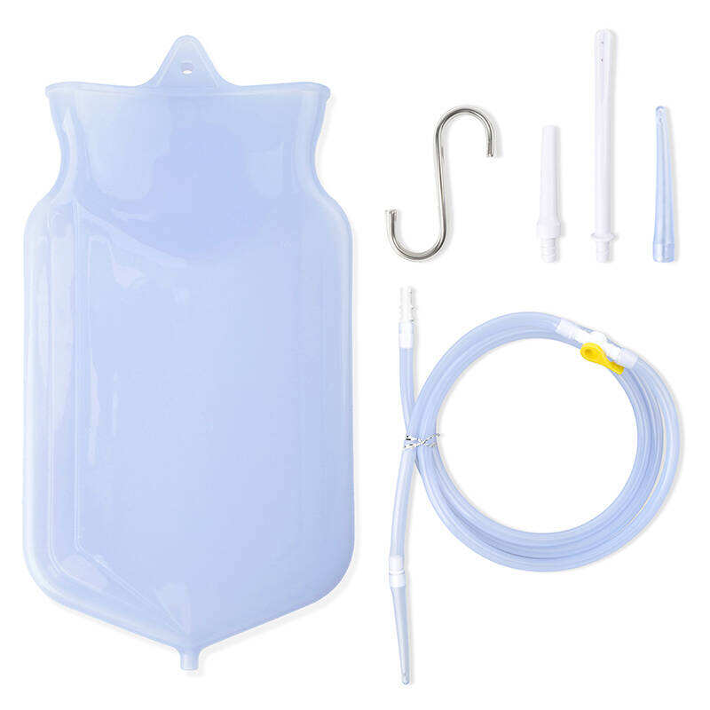 Silicone enema bag kit