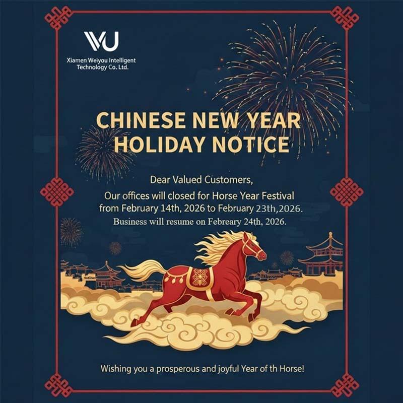 Avis pour les congés du Nouvel An Chinois
