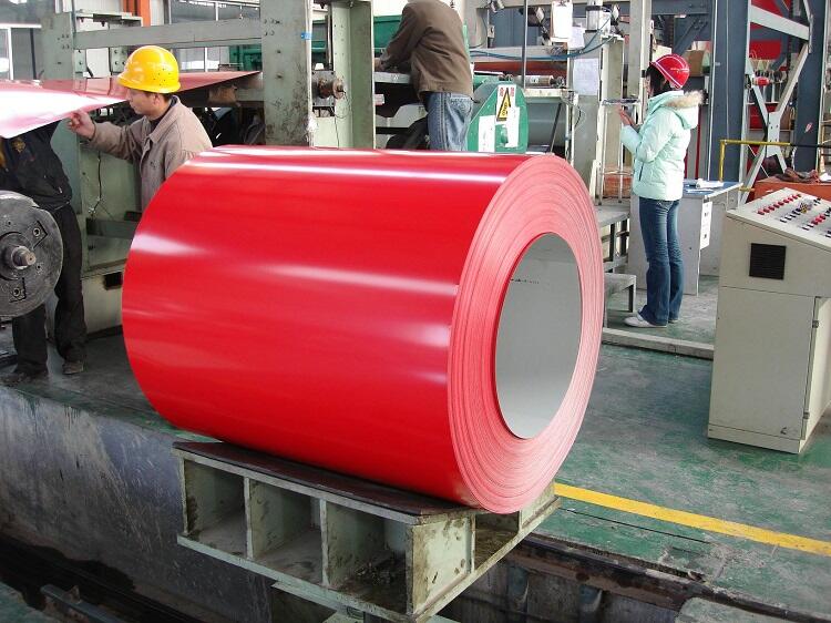 Hot sale factory supply high quality ppgi color coated galvanized steel sheet in coil GI color coated coil