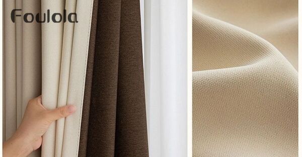 أخبار فولولا: ستارة بنمط الكتان المانع للضوء رقم 9921/216#