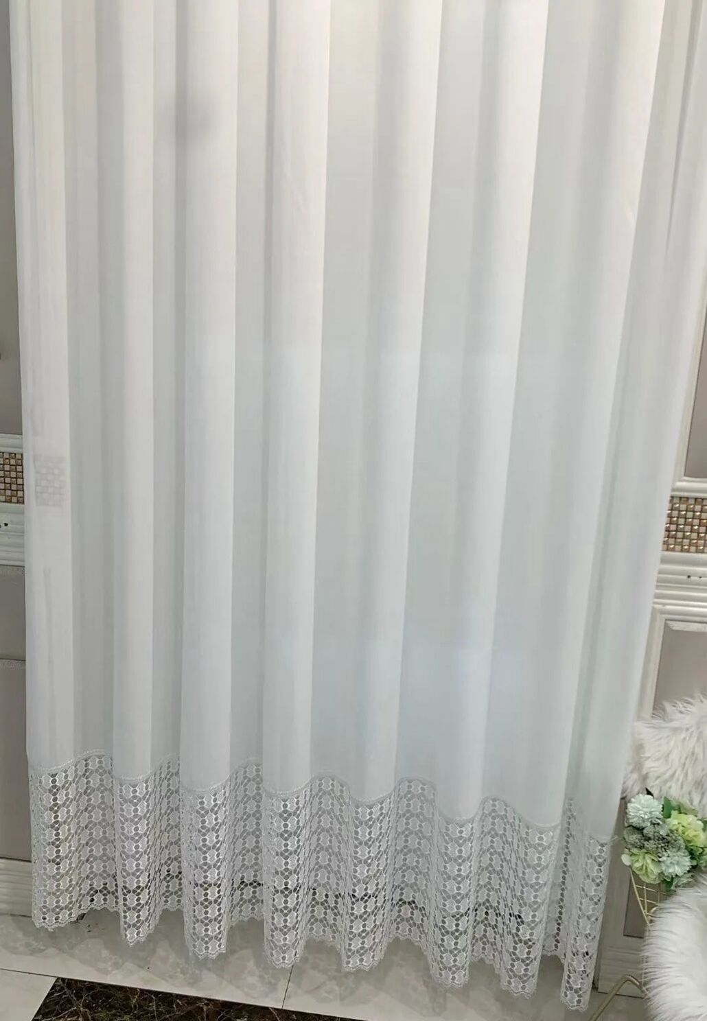 Foulola News:HDXZ/XYT/DKDG/XXLS/JGZ/SSEL/SWMT Embroidered Sheer factory