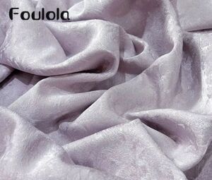 Foulola News：280CM/320CM Width Color-Changing Jacquard Blackout Curtain & Fabric ---2614# 