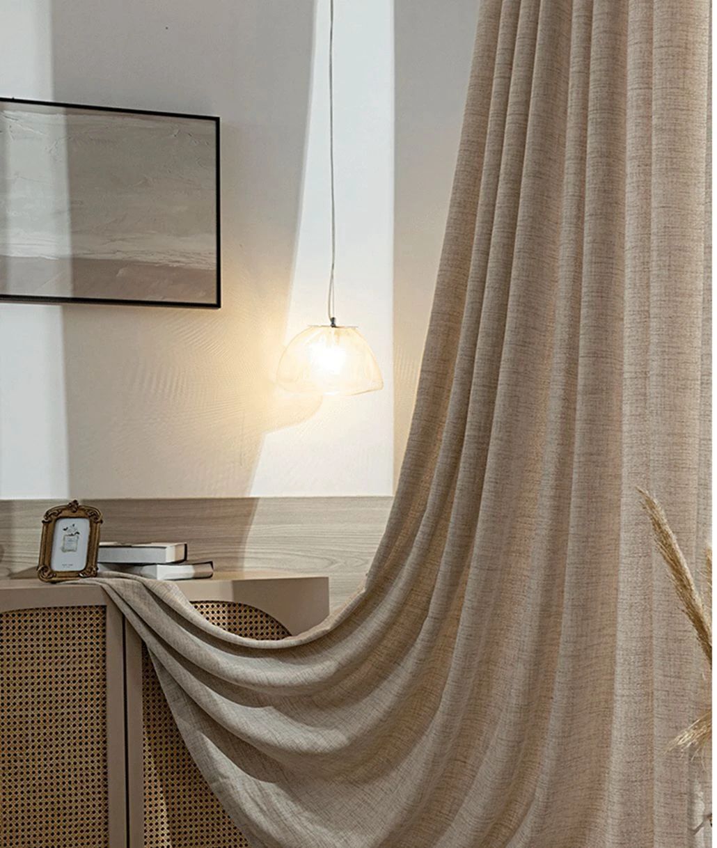 Foulola：16133A# Series,2.8/3.2m Two Sided Artwork Linen Fabric manufacture
