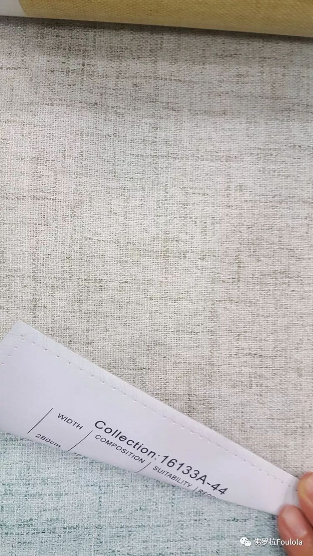 Foulola：16133A# Series,2.8/3.2m Two Sided Artwork Linen Fabric manufacture