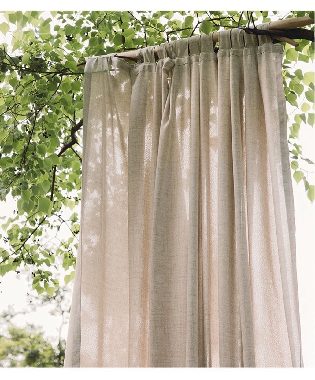 Foulola：16133A# Series,2.8/3.2m Two Sided Artwork Linen Fabric manufacture