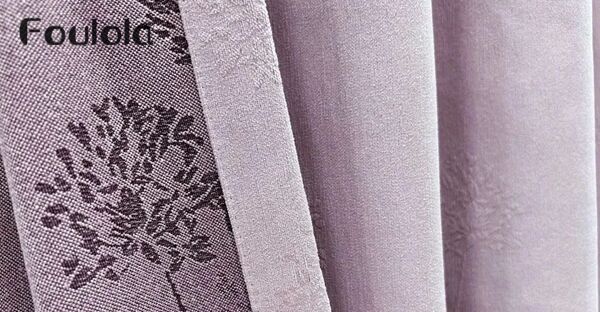 Foulola News: Luxus-Jacquard-Chenille-Blackout-Vorhang & Stoff MHT/YSL#