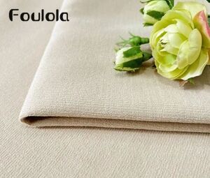 Foulola News：280CM/320CM Width Chenille Linen Blackout Curtain & Fabric---2613# 