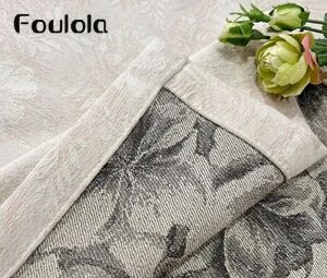 FoulolaNews: 2.8/3.2 متر ستائر جاكار شنيل فاخرة من جانبين --- BDMG/YYJN#