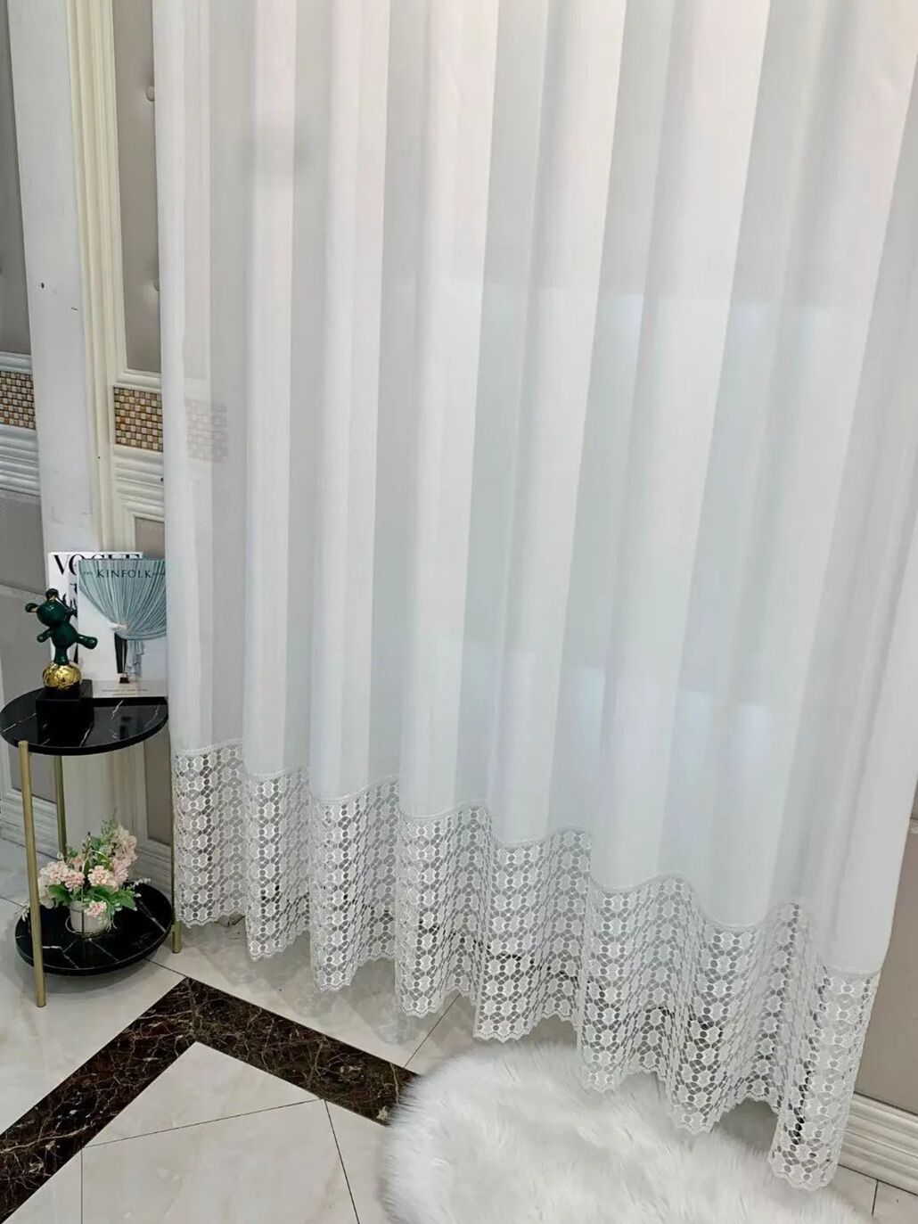 Foulola News:HDXZ/XYT/DKDG/XXLS/JGZ/SSEL/SWMT Embroidered Sheer manufacture