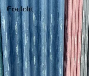 Foulola News: 071/072/075/076/077 Jacquard Blackout Závěs