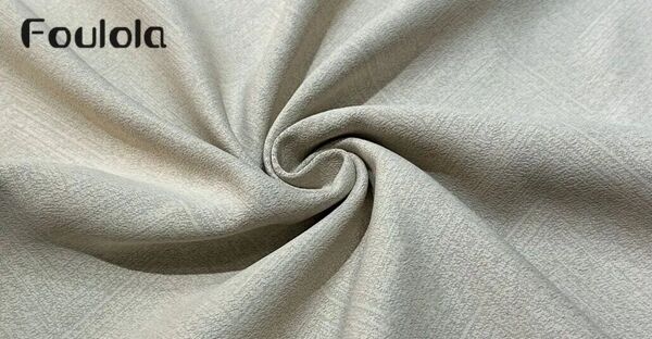 Foulola News：2.8/3.2M Width  80% Blackout Linen Style Jacquard Curtain Fabric---YLM#