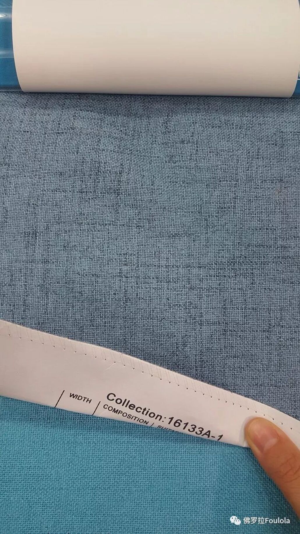 Foulola：16133A# Series,2.8/3.2m Two Sided Artwork Linen Fabric factory